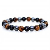 Kaplangözü & Hematit & Oniks Erkek Doğal Taş Bileklik - 1