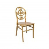 Mandella Riva Sandalye D Modeli Gold - 1