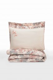 Cotton Box Elite Saten Çift Kişilik Nevresim Takımı Layana Pembe - 3