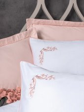 Cotton Box Elite Saten Çift Kişilik Nevresim Takımı Melinda Pembe thumbnail 2
