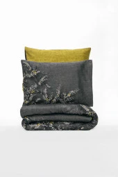 Cotton Box Saten Çift Kişilik Nevresim Takımı Libby Yeşil thumbnail 3