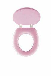 Softy Classic Desenli Yumuşak Klozet Kapağı Pembe - 2