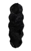 Giz Home Alaska Lüks Peluş Post Halı (60x180)-Siyah - 1