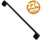 Gölcük (224 MM - 22.4 CM) Mat Siyah Mobilya Mutfak Dolap Çekmece Dolabı Metal Kulpu Kulbu Kulpları thumbnail 1