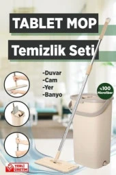 DURNES Tablet Mop 5 Parça Temizlik Seti 1 Mikrofiber Bezli - 1
