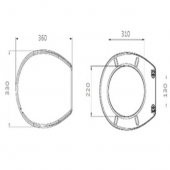 Softy Classic Desenli Yumuşak Klozet Kapağı 3020 - 3
