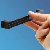 Bihter Desenli Mobilya Mutfak Dolabı Çekmece Dolap Kulpu Kulpları Kulbu Siyah 160 Mm Metal Kulp - 4