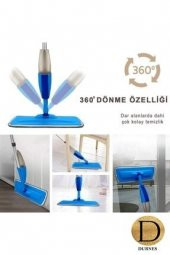 DURNES Sprey Mop Yedek Bezli Deterjan Hazneli Temizlik Seti - 2