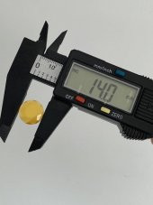 Faset Kesim Kedi Gözü Taş 14mm Turuncu 1 Adet - 5
