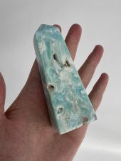 Hemimorfit Doğal Taş ve Kristal Kule 270 Gram 105mm - 4