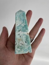 Hemimorfit Doğal Taş ve Kristal Kule 270 Gram 105mm - 5