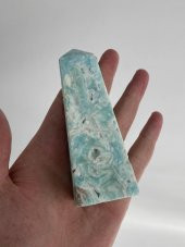 Hemimorfit Doğal Taş ve Kristal Kule 270 Gram 105mm - 6