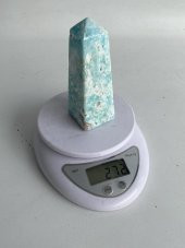 Hemimorfit Doğal Taş ve Kristal Kule 270 Gram 105mm - 9