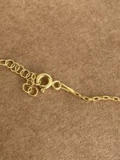Josifina Yazılı 925 Ayar Sarı Gümüş Kolye 2,20 Gram - 3