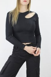 Omuz Detaylı Body Siyah  - 138.850 - 1