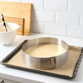 IKEA Tartbak Paslanmaz Ayarlanabilir Kek Hamur Kalıbı 16-30 cm - 2