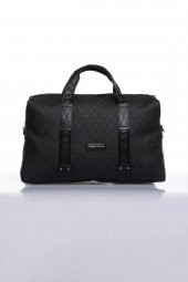 Pierre Cardin Unisex El Valizi ve Spor Çantası Siyah PC1205 thumbnail 1