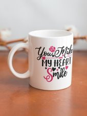 Sevgiliye Hediye Romantik Özel Tasarım Baskılı Kupa Bardak Kahve Bardağı-Sevgililer Günü Hediyesi thumbnail 2