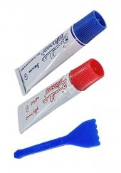 İran Yapıştırıcısı 18 gr İkiz Tüp 1 Adet Metal Yapıştırıcı Çift Karışımlı Demir Çelik Yapıştırıcısı Kuvvetli ve Dayanıklı İkiz Epoksi Yapıştırıcısı - 2