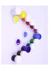 Guaj Boya 12 Renk x 20 Ml Su Bazlı Tüp 1 Paket Südor Guaj Boya Seti Şişe İçerisinde 12 li thumbnail 5