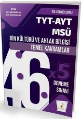 TYT AYT MSÜ Din Kültürü ve Ahlak Bilgisi Temel Kavramlar ve 46 x 5 Deneme Sınavı Pelikan Yayınları - 1