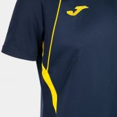 joma championship vii short sleeve t-shirt navy yellow - 6