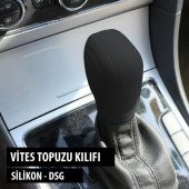 Otomatik Dsg  Vites Topuz Kılıfı Slikon Masajlı Siyah - 2
