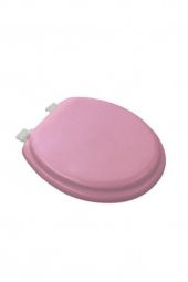 Softy Classic Desenli Yumuşak Klozet Kapağı Pembe thumbnail 1