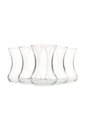 Paşabahçe ince belli çay bardağı 6 lı - çay bardak 42771vf - 2