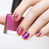 Tropik Tırnak Dövmesi,Tırnak Tattoo,Nail Art ,Tırnak Sticker - 1