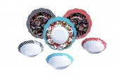 Lucky Art Camelie Bone 24 Parça Yemek Takımı LYXI 018 - 1