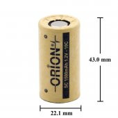 Orion 1.2V Ni-Cd SC 1500mAh Şarj Edilebilir Pil - HP - 4