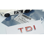 DK Tuning TDi 3 Kırmızı Bagaj Krom ABS Yazı Logo Skoda İle Uyumlu - 5