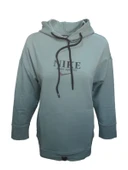 Nike 3118 Kadın Kapişonlu Kanguru Cepli Sweatshirt - 4