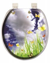 Softy Classic Desenli Yumuşak Klozet Kapağı 6024 thumbnail 1