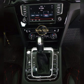 Passat B8 Parlak Siyah Konsol & Koyu Meşe Trim Maun Kaplama Full Set (Dark Oak) - 4