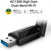 TP-Link Archer T3U Plus AC1300 Mbps Kablosuz Dual-Band USB Adaptör - 2