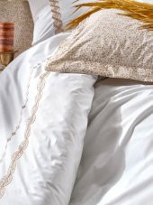 Cotton Box Majestic Çift Kişilik Nevresim Takımı Ines Bej thumbnail 2