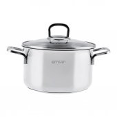 Emsan Cocinero 10 Parça Çelik Tencere Seti - 5