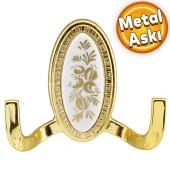 Palmira Duvar Vestiyer Askısı Metal Dolap Elbise Havlu Askılığı Gold Askı Askılık thumbnail 1
