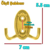 Palmira Duvar Vestiyer Askısı Metal Dolap Elbise Havlu Askılığı Gold Askı Askılık thumbnail 3