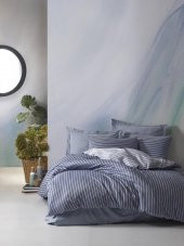 Cotton Box Bambu Çift Kişilik Nevresim Takımı Mavi thumbnail 1