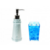 ZBOSP-C276 SIVI SABUNLUKDİŞ FIRÇALIK 2 Lİ BANYO SETİDENİZ FENERİ VE MAVİ ÇİÇEKLİ - 4