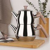 Porsima Damla Orta Boy Çaydanlık Indüksiyon Tabanlı - 1