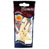 EFFE Silikon Larva Kurtçuk Mısır Aromalı Suni Yem 2.6cm Krem - 1