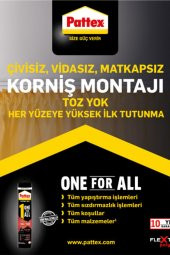 Henkel Pattex One For All High Tack 460gr. Yüksek Kuvvetli Korniş & Inşaat Yapıştırıcısı - 3