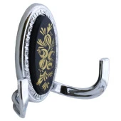 Palmira Duvar Vestiyer Askısı Metal Dolap Elbise Havlu Askılığı Krom Askı Askılık thumbnail 2