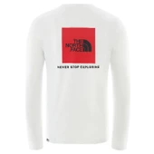 The North Face M L/S RED BOX - EU Erkek Tişört  NF0A493LFN41 thumbnail 2
