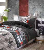 Cotton Box Genç Odası Tek Kişilik Nevresim Takımı Rock Kırmızı - 2