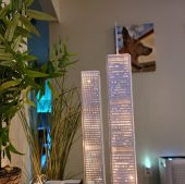 İkiz Kuleler Twin Towers Işıklı Minyatürü NYC Dev Boy (2 Adet Kule) - 2